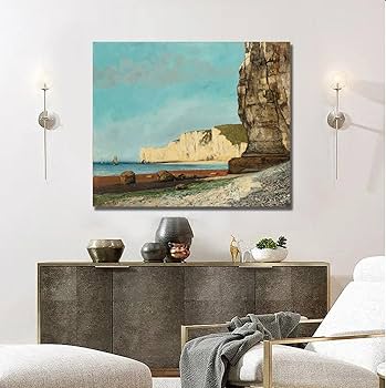 Amazon.co.jp: エトルタ、ギュスターヴ・クールベによる断崖（1870